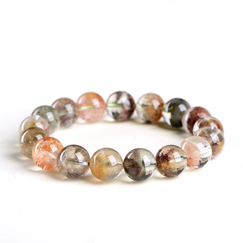 Natural Four Seasons Garden Quartz Healing Crystal Bracelet